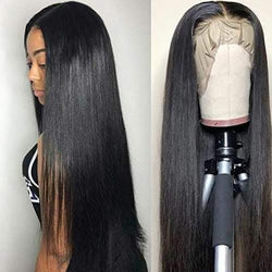 Natural black 13x4 lace frontal wig