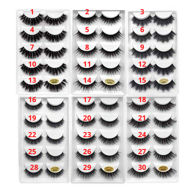 100% Faux Mink Strip Lashes